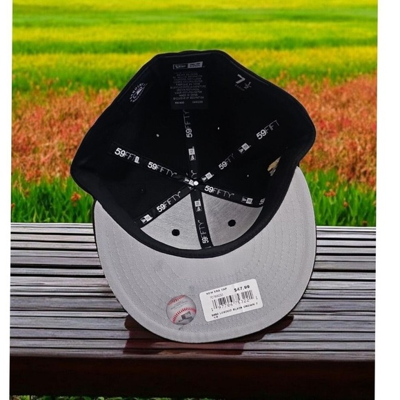 Los Angeles Dodgers Men's 59FIFTY Fitted All Star Game Cap AH4 Black Size 7 1/2 - Picture 4 of 4